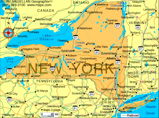 West Seneca New York Map